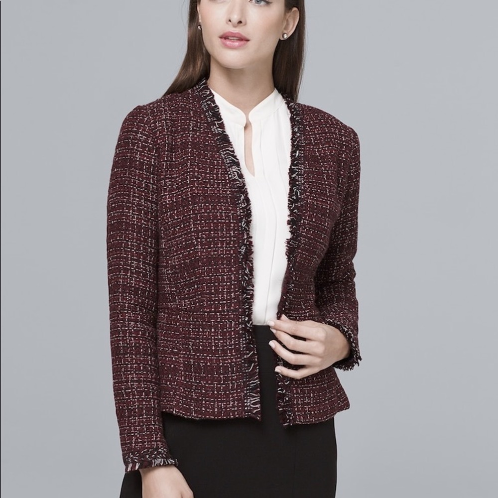OUT OF STOCK PEPLUM-DETAIL SWEATER JACKET